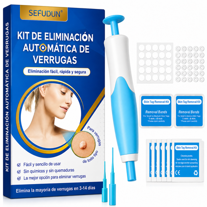 KIT ELIMINADOR DE VERRUGAS
